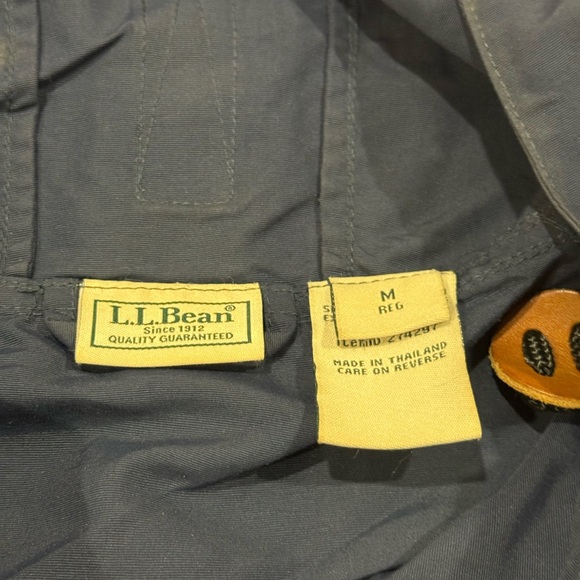 Vintage L.L. Bean Anorak Windbreaker Blue Men's Half Zip Pullover Size M - Picture 4 of 6